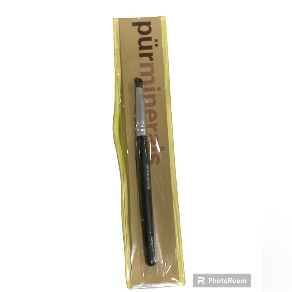 Pur Minerals Cosmetics Angled BROW  Brush Full Size  NEW HARD 2 Find purminerals